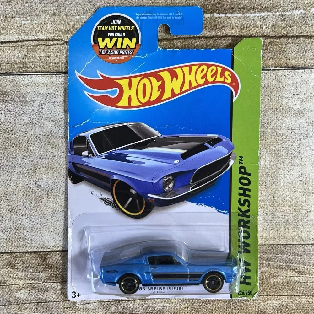 Hot Wheels 2015 HW Workshop 68 Shelby GT500‎ Blue Muscle Mania 226/250 CFJ04